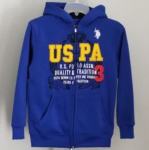 3/$12. USPA Graphic Embroidered Hoodie. NWOT.